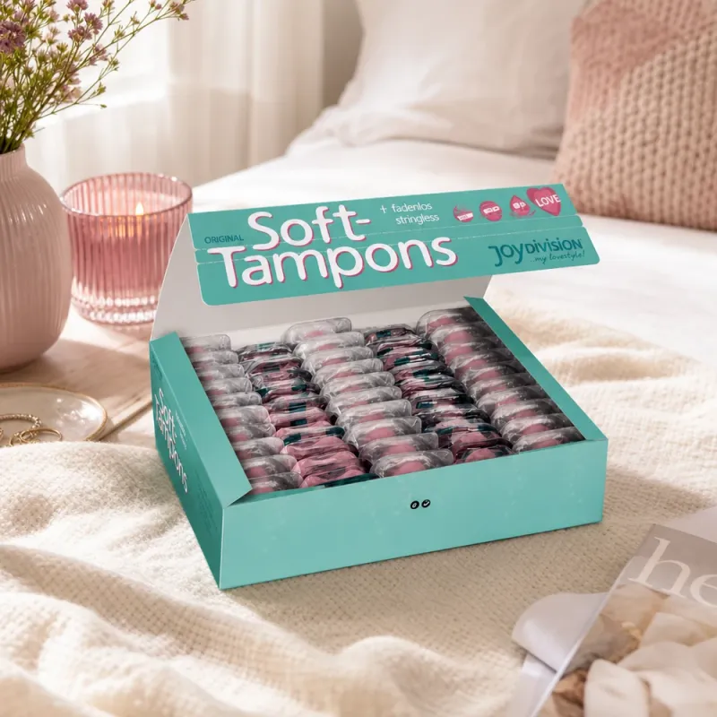 Bild 2 för JoyDivision: Soft-Tampons, Normal, 50-pack