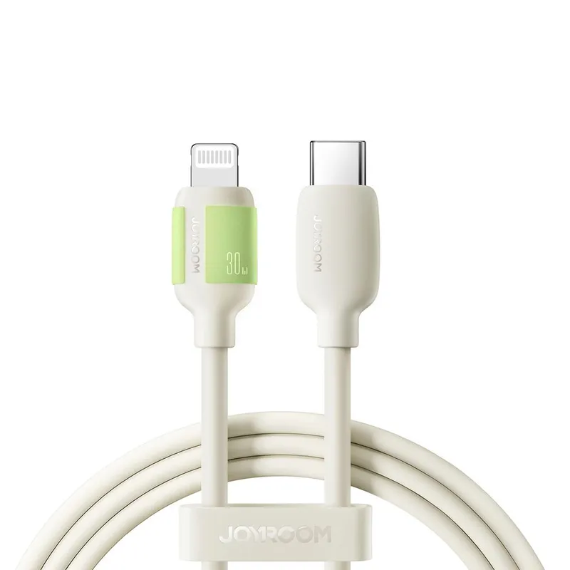 Alternativ bild 0 för Joyroom 30W Snabbladdnings Datakabel USB-C till Lightning, 2m - Beige