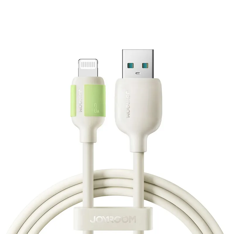 Alternativ bild 0 för Joyroom 3A Snabbladdnings Datakabel USB-A till Lightning, 1.2m - Beige