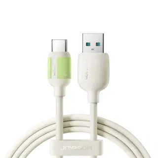 Produktfoto för Joyroom 3A Snabbladdnings Datakabel USB-A till USB-C, 2m - Beige