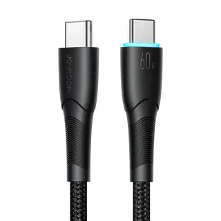 Produktfoto för Joyroom Cable USB-C to USB-C SA32-CC3 Starry 60W 1m black