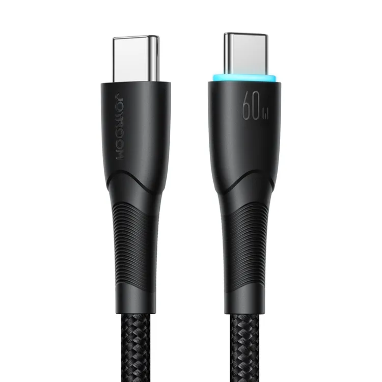 Alternativ bild 0 för Joyroom Cable USB-C to USB-C SA32-CC3 Starry 60W 1m black