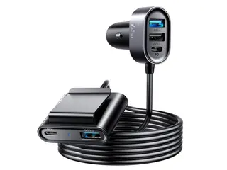 Produktfoto för Joyroom Car charger JOYROOM JR-CL05 72W (black)
