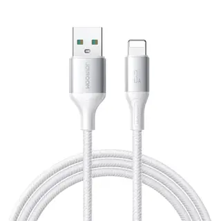 Produktfoto för Joyroom Flash Series Snabbladdning USB-A till Lightning Kabel 3A,  1m - Vit