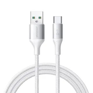Produktfoto för Joyroom Flash Series Snabbladdning USB-A till USB-C Kabel 3A,  1m - Vit
