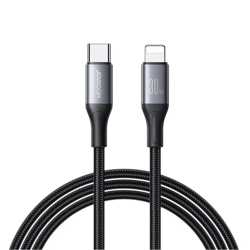 Alternativ bild 0 för Joyroom Flash Series Snabbladdning USB-C till Lightning Kabel 30W, 1m - Svart