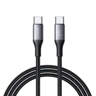 Produktfoto för Joyroom Flash Series Snabbladdning USB-C till USB-C Kabel 60W, 2m - Svart