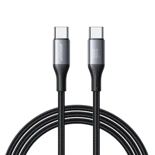 Produktfoto för Joyroom Flash Series Snabbladdning USB-C till USB-C Kabel 60W, 2m - Svart