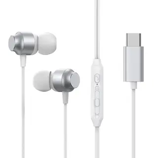 Produktfoto för Joyroom In-Ear Hörlurar USB-C - Silver