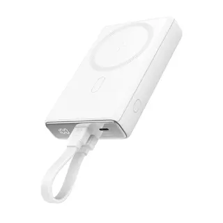 Produktfoto för Joyroom Magnetic Powerbank with Stand 20W 10000mAh (White) PowerBank - Vit - 10000 mAh