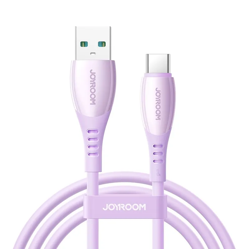 Alternativ bild 0 för Joyroom S-A59 snabbladdningskabel USB-A till USB-C 1,2m – Lila