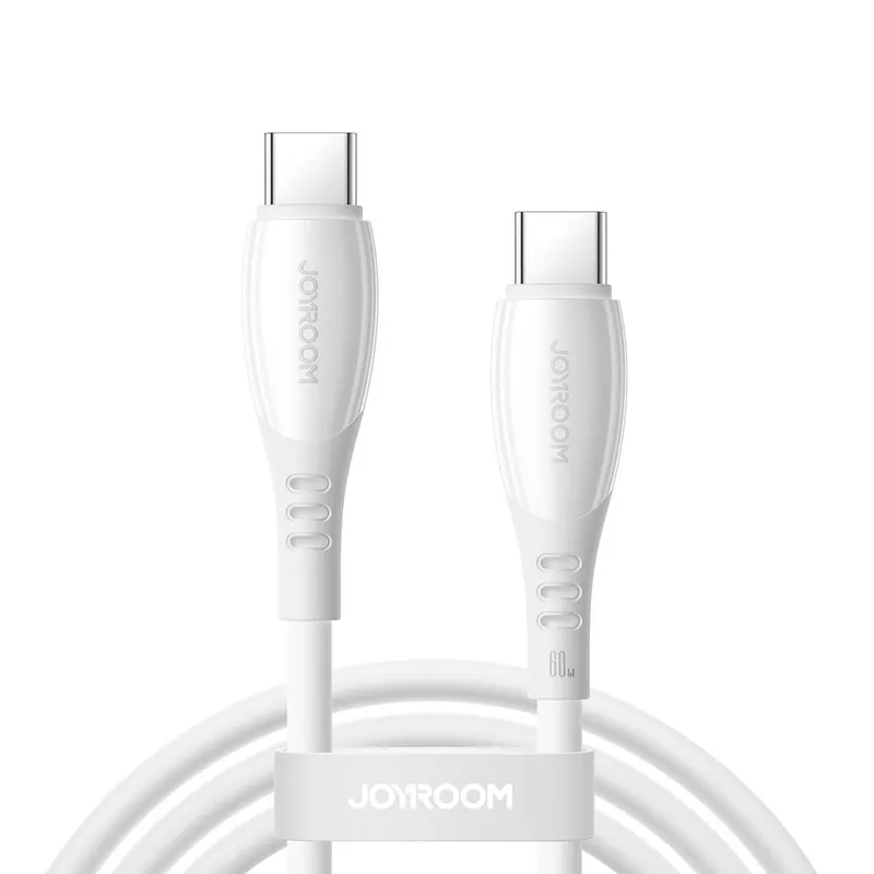 Alternativ bild 0 för Joyroom S-A59 snabbladdningskabel USB-C till USB-C 60W 1,2 m – vit