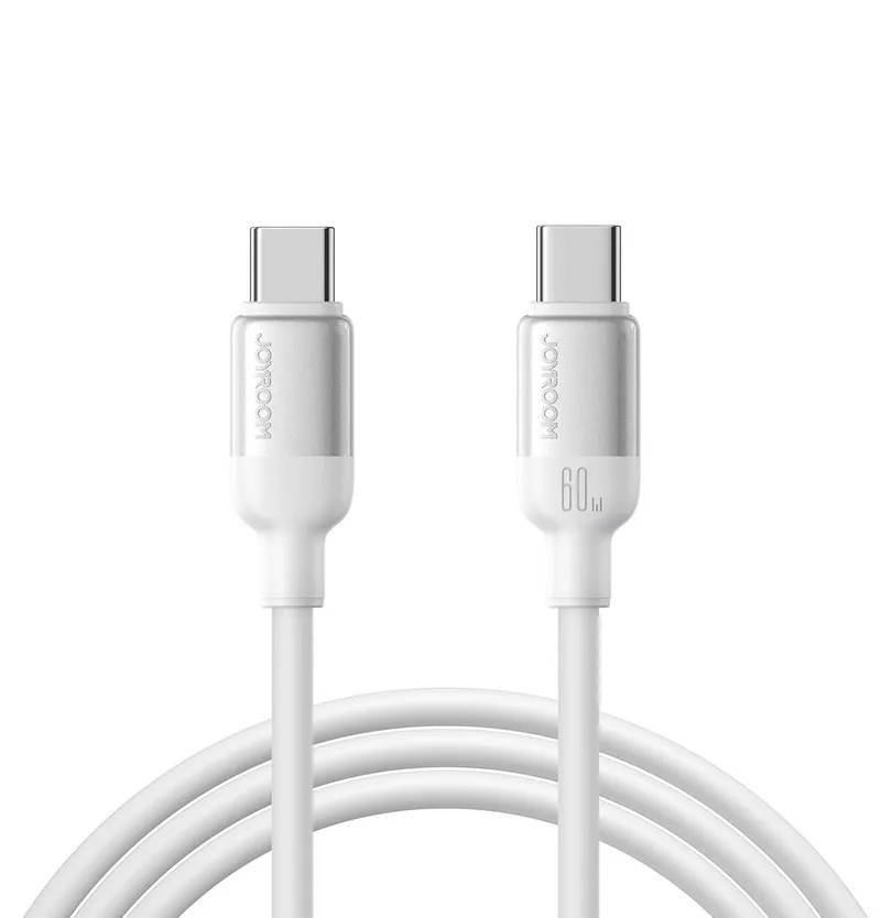 Alternativ bild 0 för Joyroom S-A62 Lively Series snabbladdningskabel 30W USB-C till USB-C – Vit