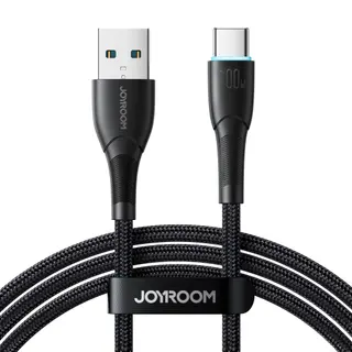 Produktfoto för Joyroom Starry USB-C till USB-A kabel 100W 1m - Svart