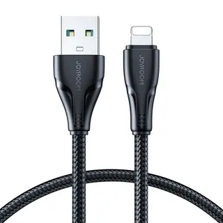 Produktfoto för Joyroom Surpass USB-A till Lightning kabel 1.2m - Svart