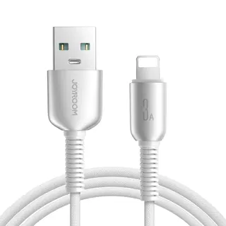 Produktfoto för Joyroom USB-C till Lightning-kabel Snabbladdning 3A, 1,2m - Ljusgrå