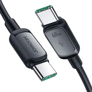 Produktfoto för Joyroom USB-C till USB-C kabel 100W 1.2m - Svart