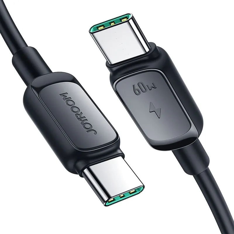 Alternativ bild 0 för Joyroom USB-C till USB-C kabel 100W 1.2m - Svart