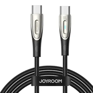 Produktfoto för Joyroom USB-C till USB-C kabel 240W, 1,2m - Svart