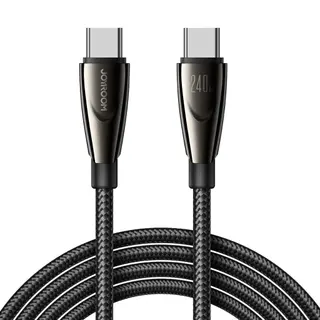 Produktfoto för Joyroom USB-C till USB-C kabel 240W, 1,2m - Svart