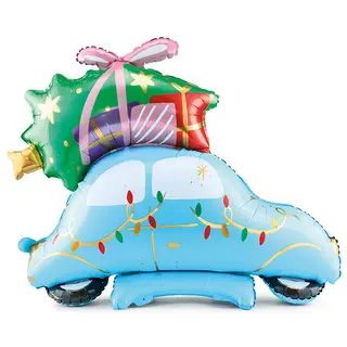 Produktfoto för Jul Driving Home For Xmas Folieballong 102cm