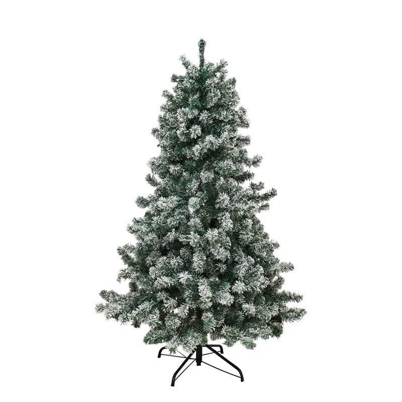 Bild 1 för Julgran konstgjord PVC FROST m/sne, klass B+, 180x118 cm m/LED NORDIC WINTER (780-162)