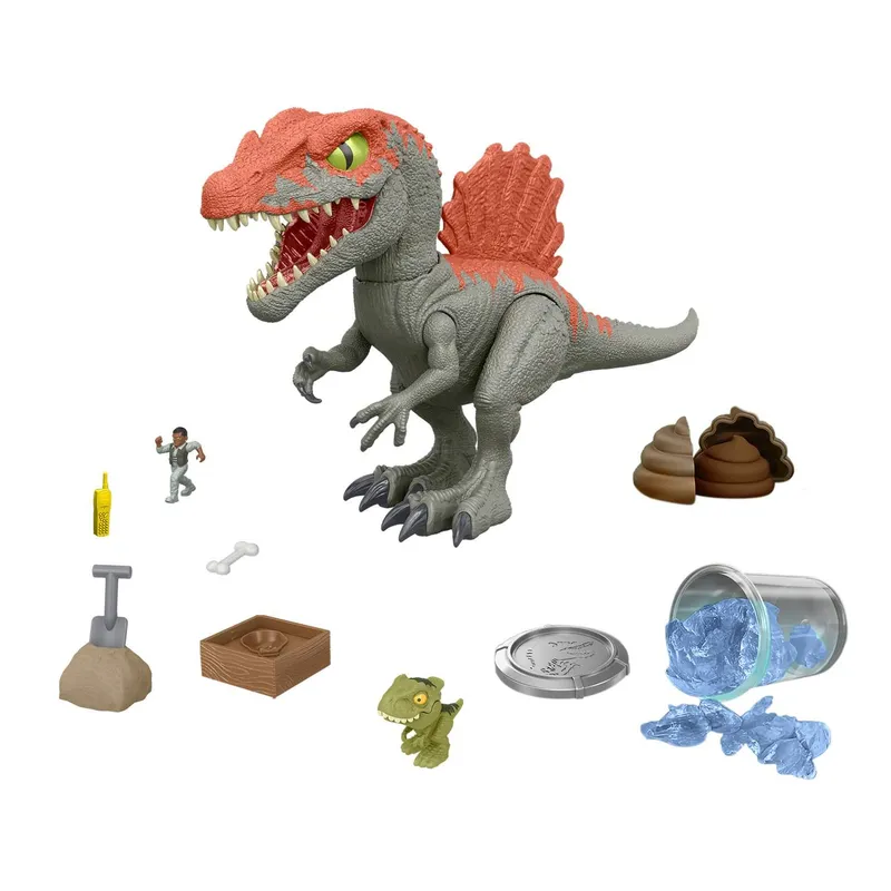 Bild 2 för Jurassic World Crushivores Spinosaurus Cage Crasher