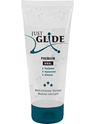 Produktfoto för Just Glide: Premium Anal Glidmedel, 200 ml
