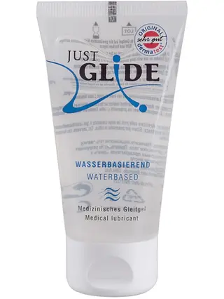 Produktfoto för Just Glide Vattenbaserat Glidmedel, 50 ml
