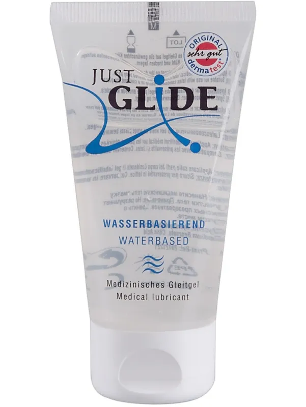 Alternativ bild 0 för Just Glide Vattenbaserat Glidmedel, 50 ml