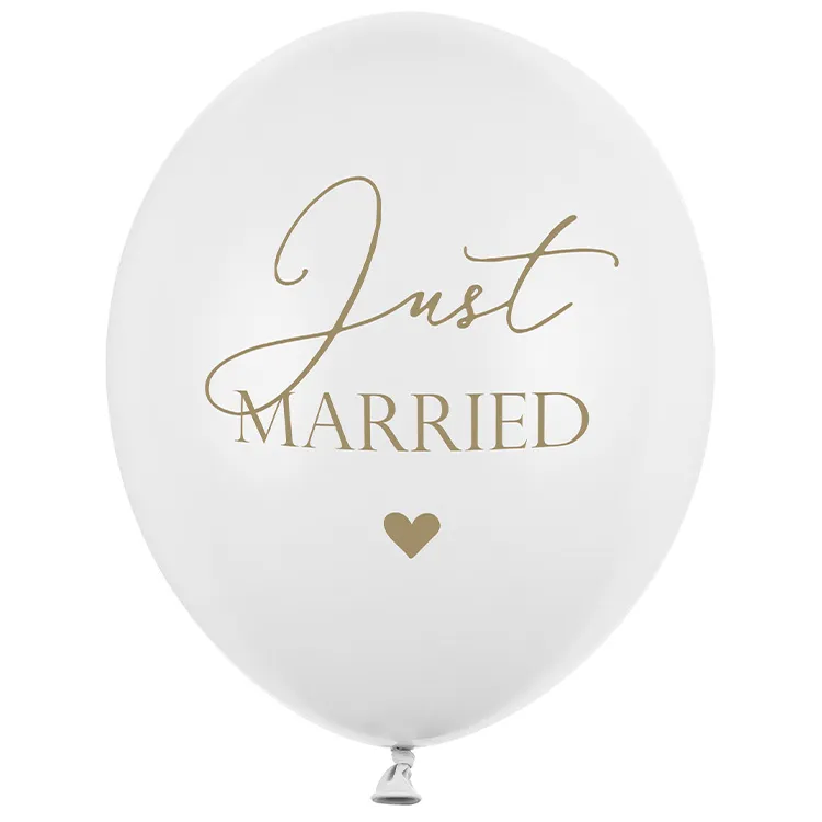 Alternativ bild 0 för Just married balloner
