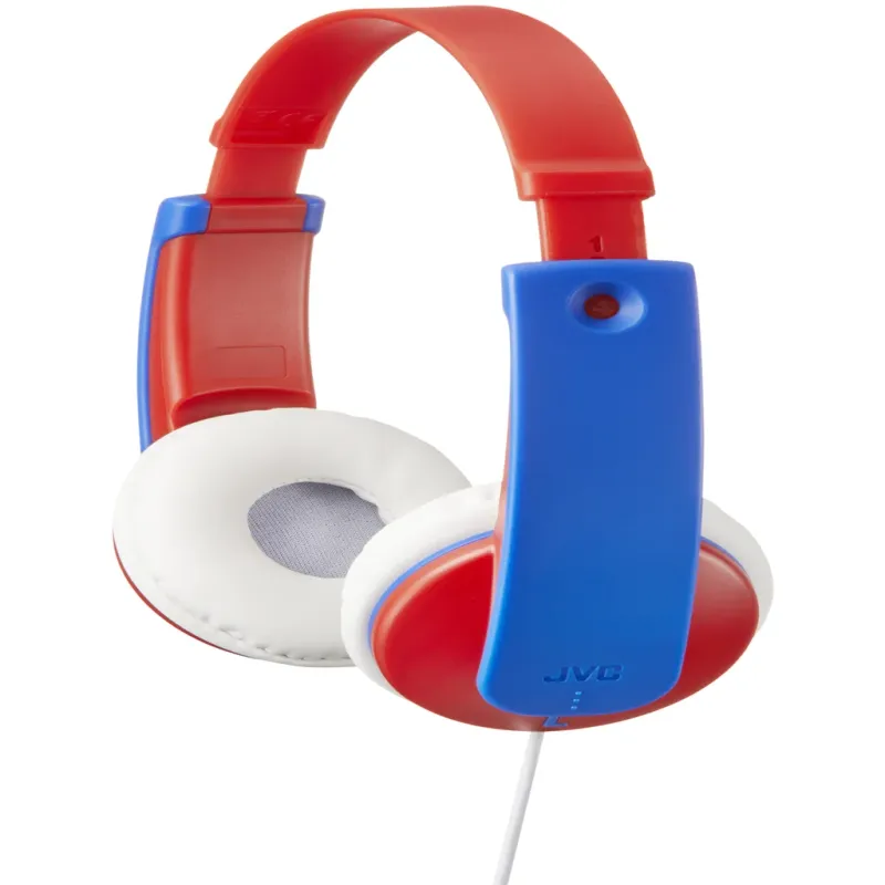 Alternativ bild 0 för JVC HA-KD7 - Hörlurar - på örat - kabelansluten - 3,5 mm kontakt - blå, röd