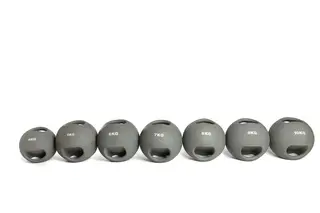 Produktfoto för K-Well Double Grip Medicine Ball, Medicinboll