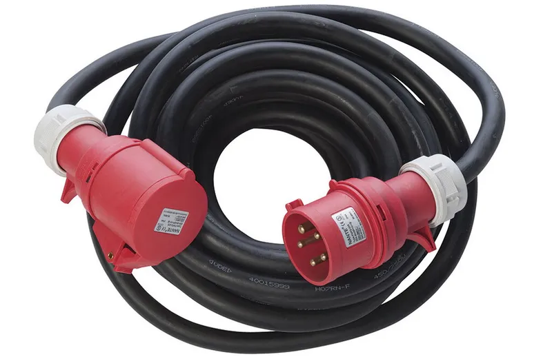 Alternativ bild 0 för Kabelsats 10M 5G6mm² CEE 32A 5P 400V