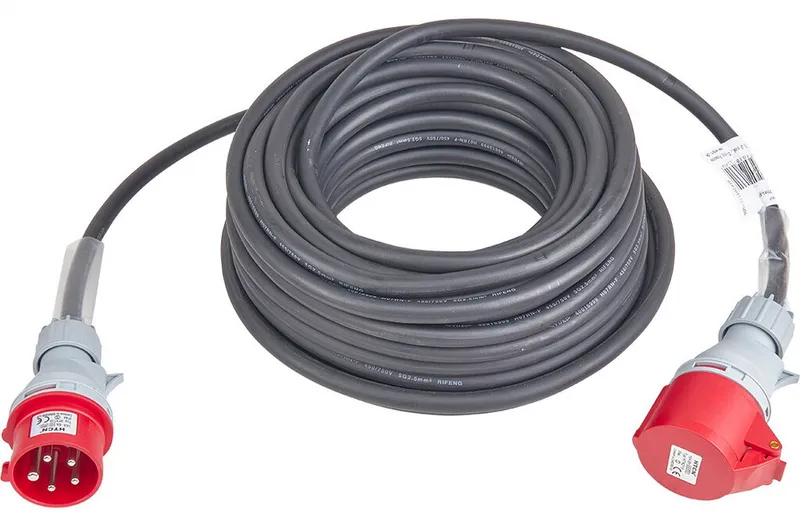 Alternativ bild 0 för Kabelsats 25M 5G2,5mm² CEE 16A 5P 400V