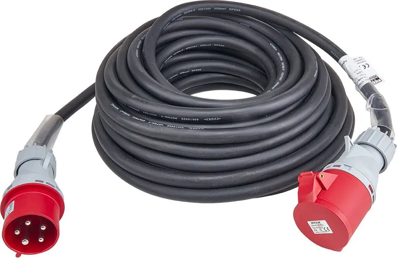Alternativ bild 0 för Kabelsats 25M 5G6mm² CEE 32A 5P 400V