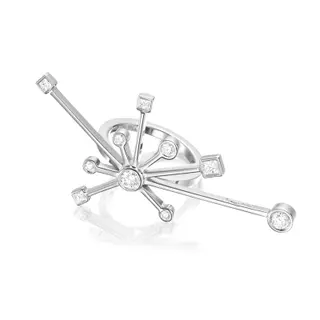 Produktfoto för Kaboom & Stars Ring Vitguld 15.00 mm