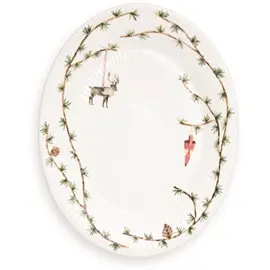 Produktfoto för Kähler Hammershøi Christmas Oval Bordsfat 27x34 cm