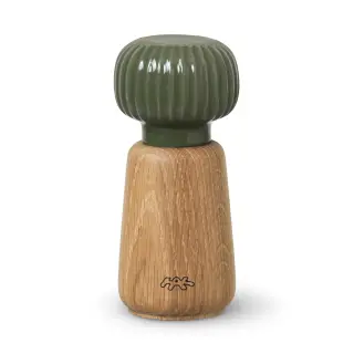Produktfoto för Kähler Hammershøi salt-/pepparkvarn 14,5 cm, mörkgrön