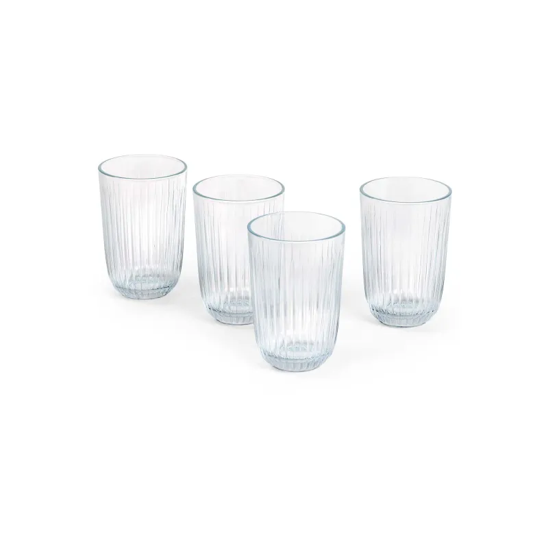 Alternativ bild 0 för Kähler Hammershøi vattenglas, 37 cl, Ø 8 cm, 4 st, klar