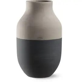 Produktfoto för Kähler Omaggio Circulare vase 31 cm, antracitgrå
