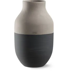 Alternativ bild 0 för Kähler Omaggio Circulare vase 31 cm, antracitgrå