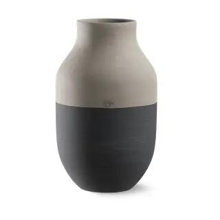 Produktfoto för Kähler Omaggio Circulare vase 31 cm, antracitgrå