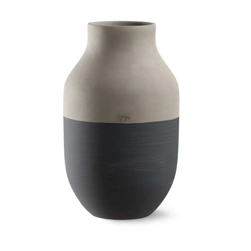Alternativ bild 0 för Kähler Omaggio Circulare vase 31 cm, antracitgrå