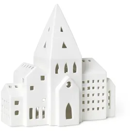 Alternativ bild 0 för Kähler Urbania City ljuslykta, vit