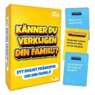 Produktfoto för Känner Du Verkligen Din Familj? - Kortspel
