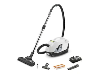 Produktfoto för Kärcher DS 6, 650 W, Cylinderdammsugare, Torr, Utan påse, 2 l, HEPA, Vatten