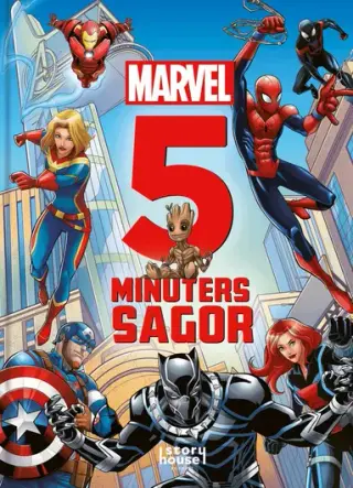 Produktfoto för Kärnan 5 Minuters Godnattsagor Marvel