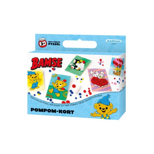 Alternativ bild 0 för Kärnan Bamse Kul att skapa Pompom-kort