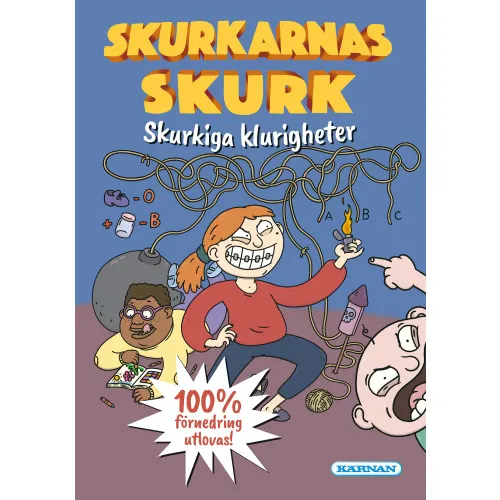 Alternativ bild 0 för Kärnan Skurkarnas Skurk Pysselbok Klurigheter